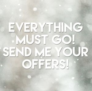 Clearing out closet, send me an offer!